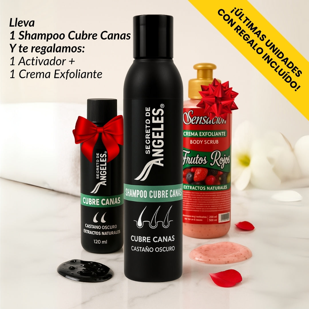 Shampoo Cubre Canas Secreto de Ángeles + 2 Regalos