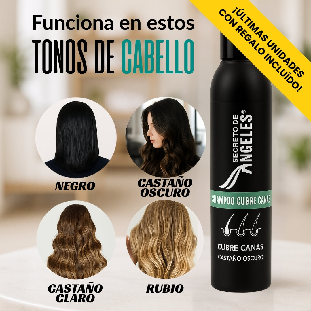 Shampoo Cubre Canas Secreto de Ángeles + 2 Regalos